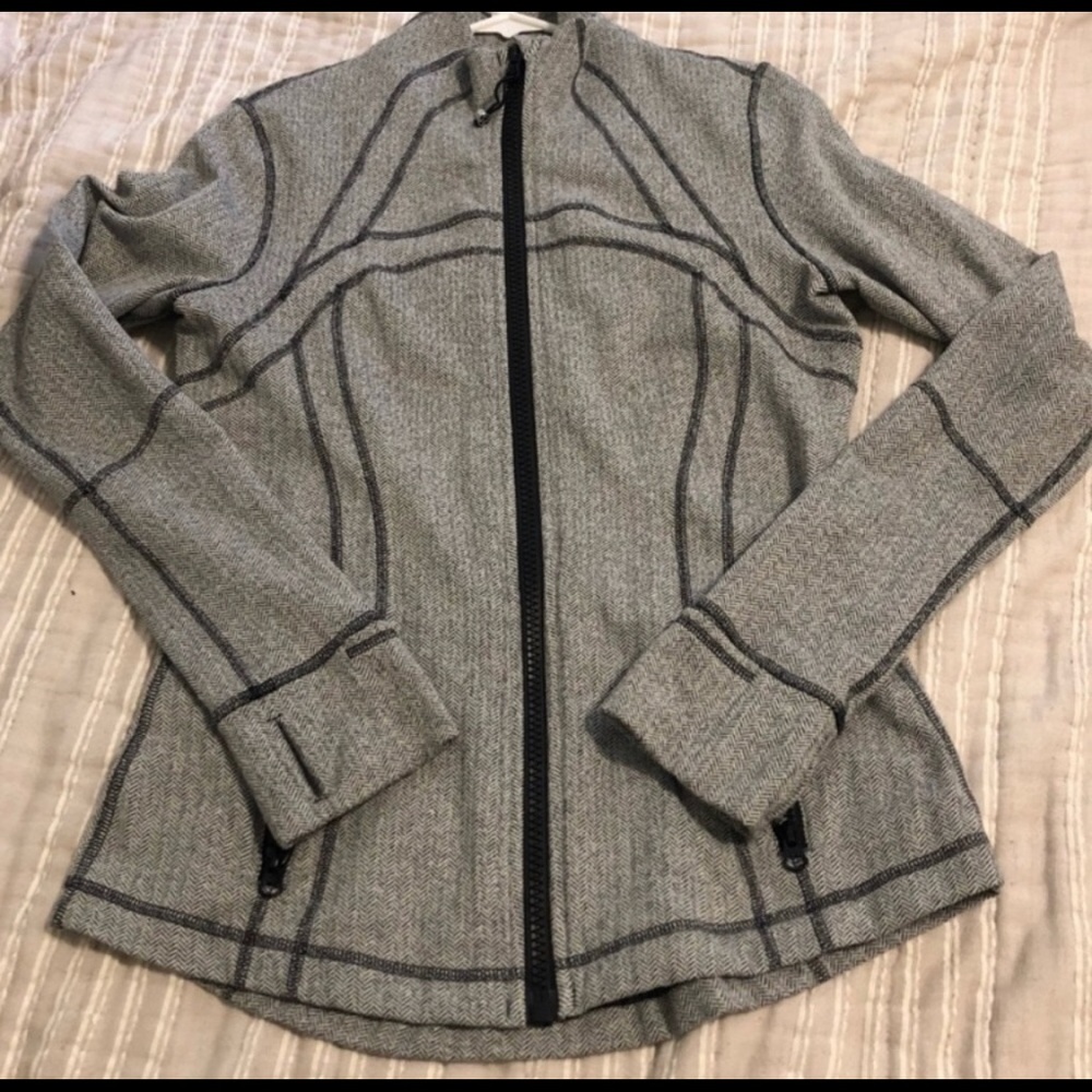 {lululemon} rare herringbone jacket